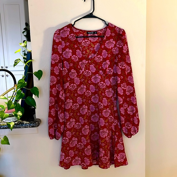 Nasty Gal Groove is in the Heart Floral Mini Dress D10 - Picture 6 of 8